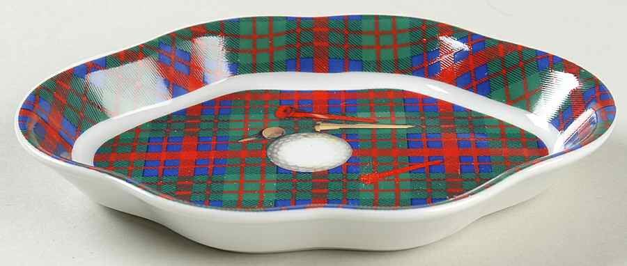 Sporting Life Small Oval Fluted Dish by Sadek-1