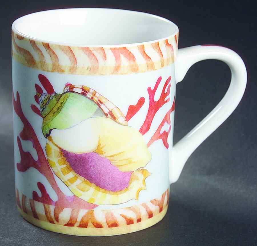 Collecting Sea Shells Mug by Sadek-1