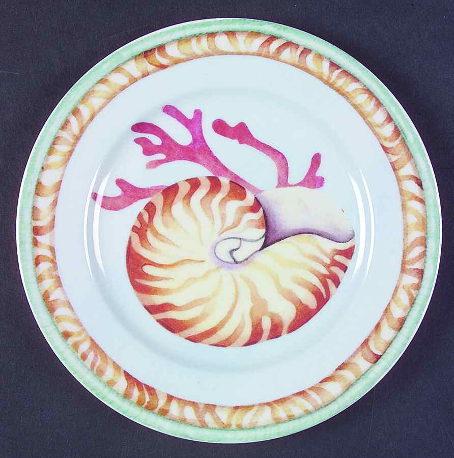 Collecting Sea Shells Salad/Dessert Plate by Sadek-1