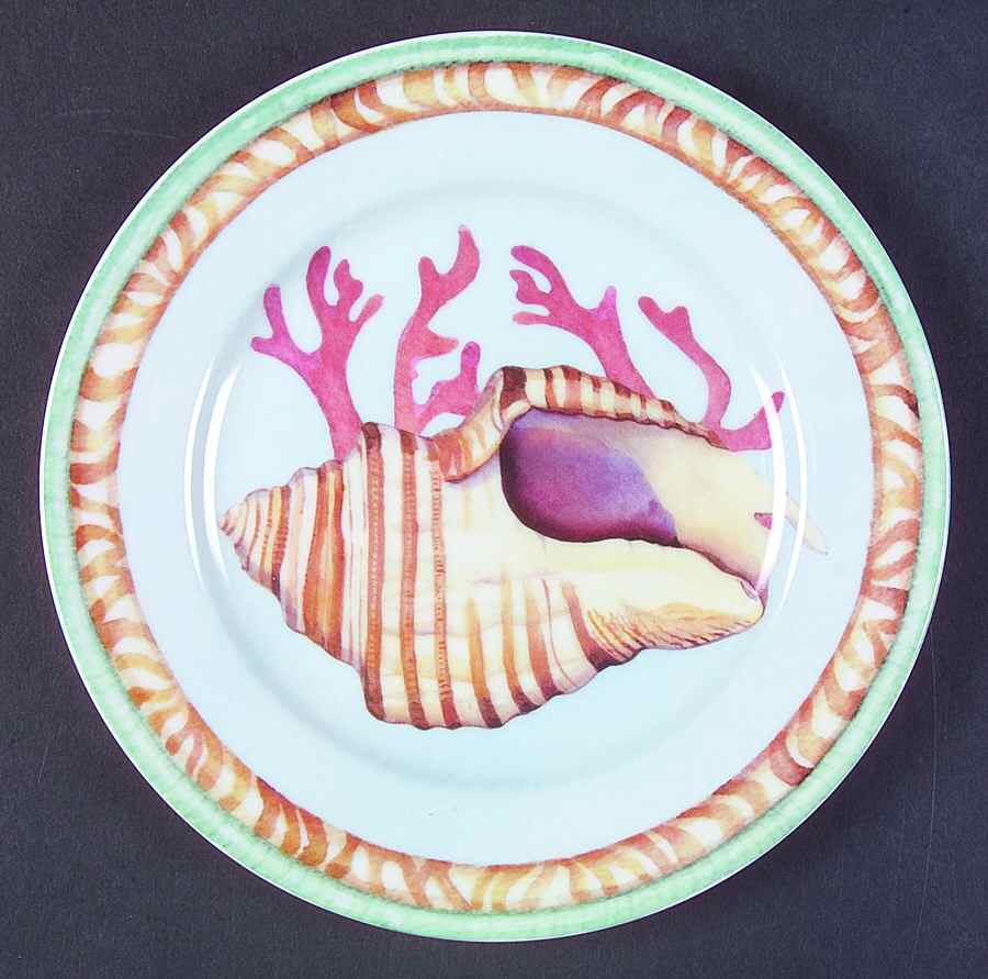 Collecting Sea Shells Salad/Dessert Plate by Sadek-1