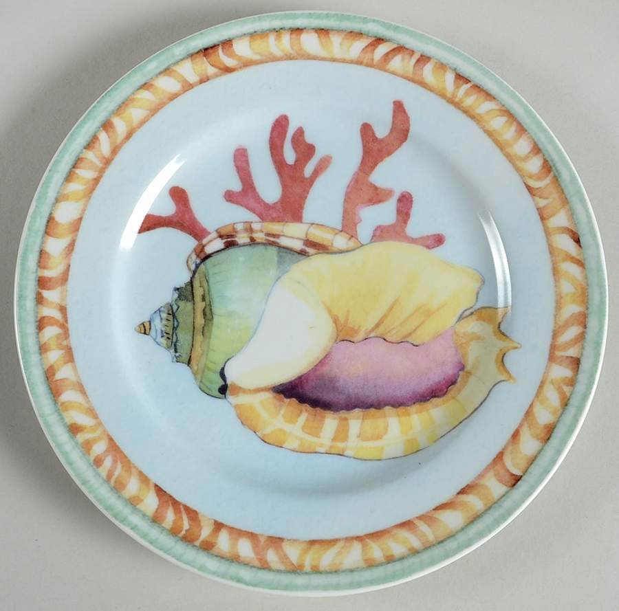 Collecting Sea Shells Salad/Dessert Plate by Sadek-1
