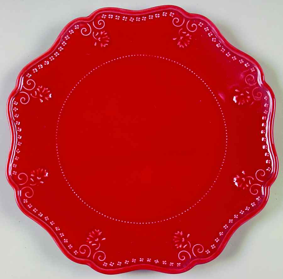 Sunflower Red Dinner Plate by Sadek-1