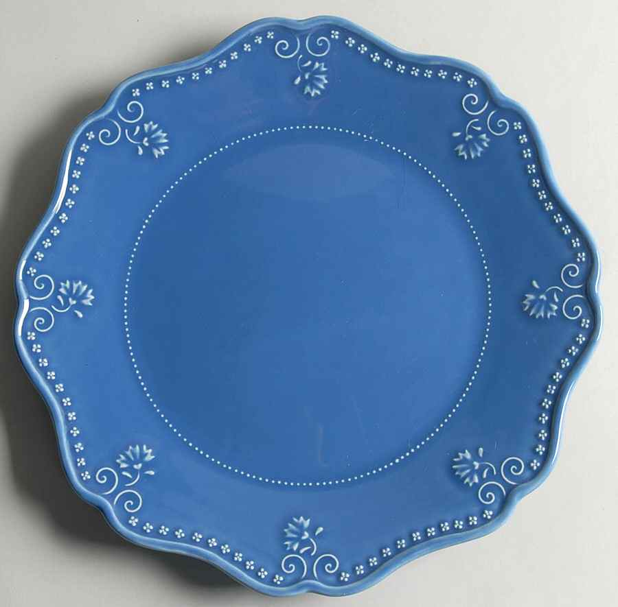 Sunflower Blue Dinner Plate by Sadek-1