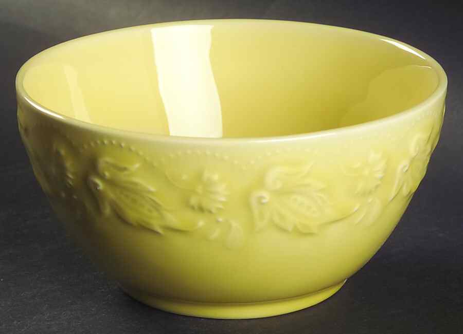 Sunflower Yellow Coupe Soup Bowl by Sadek-1