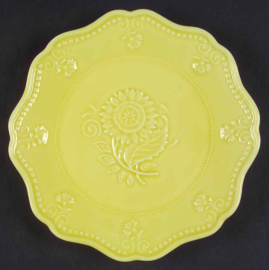 Sunflower Yellow Salad/Dessert Plate by Sadek-1