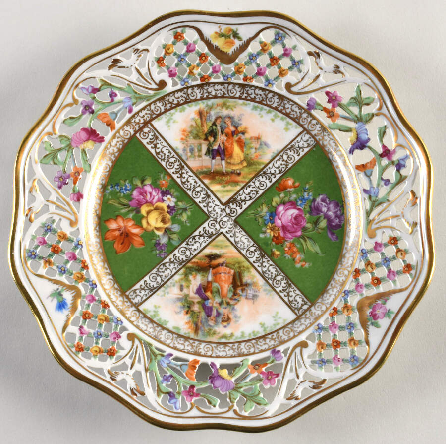 SCH422 Pierced Edge Salad Plate by Schumann - Bavaria-1