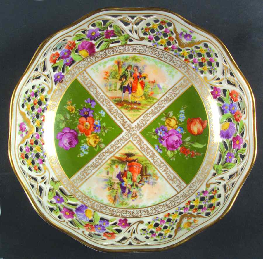 SCH422 9" Pierced Round Bowl by Schumann - Bavaria-1