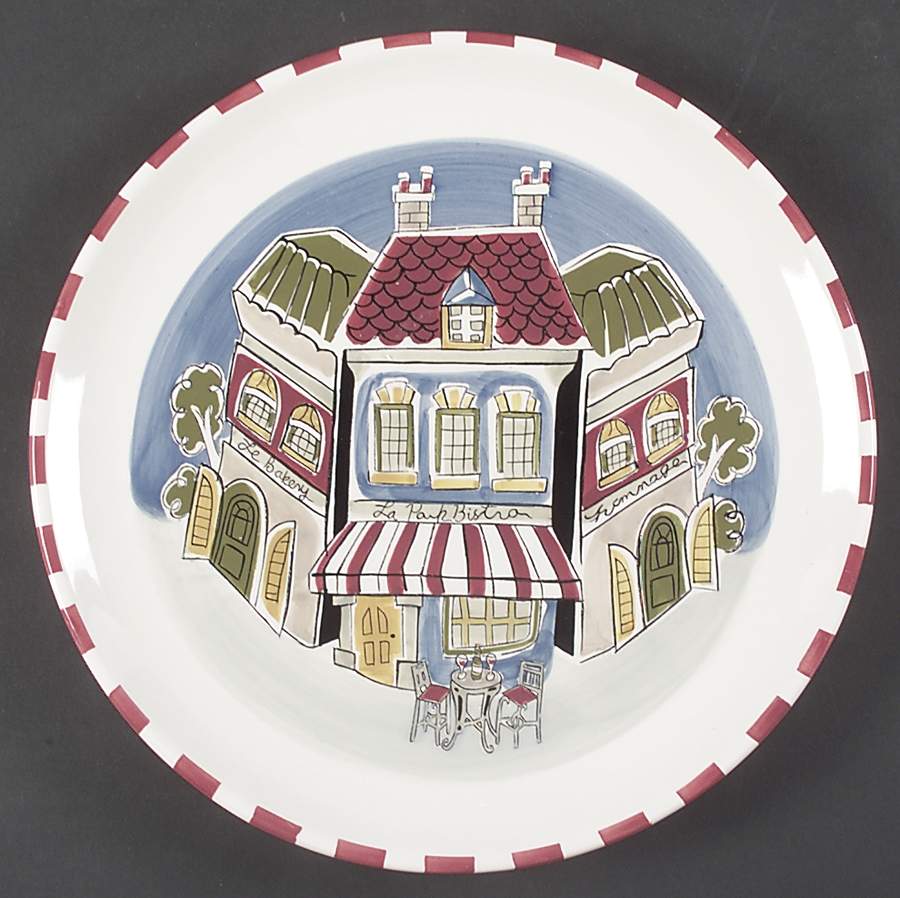 Bordeaux Bistro Dinner Plate by Sonoma Home-1