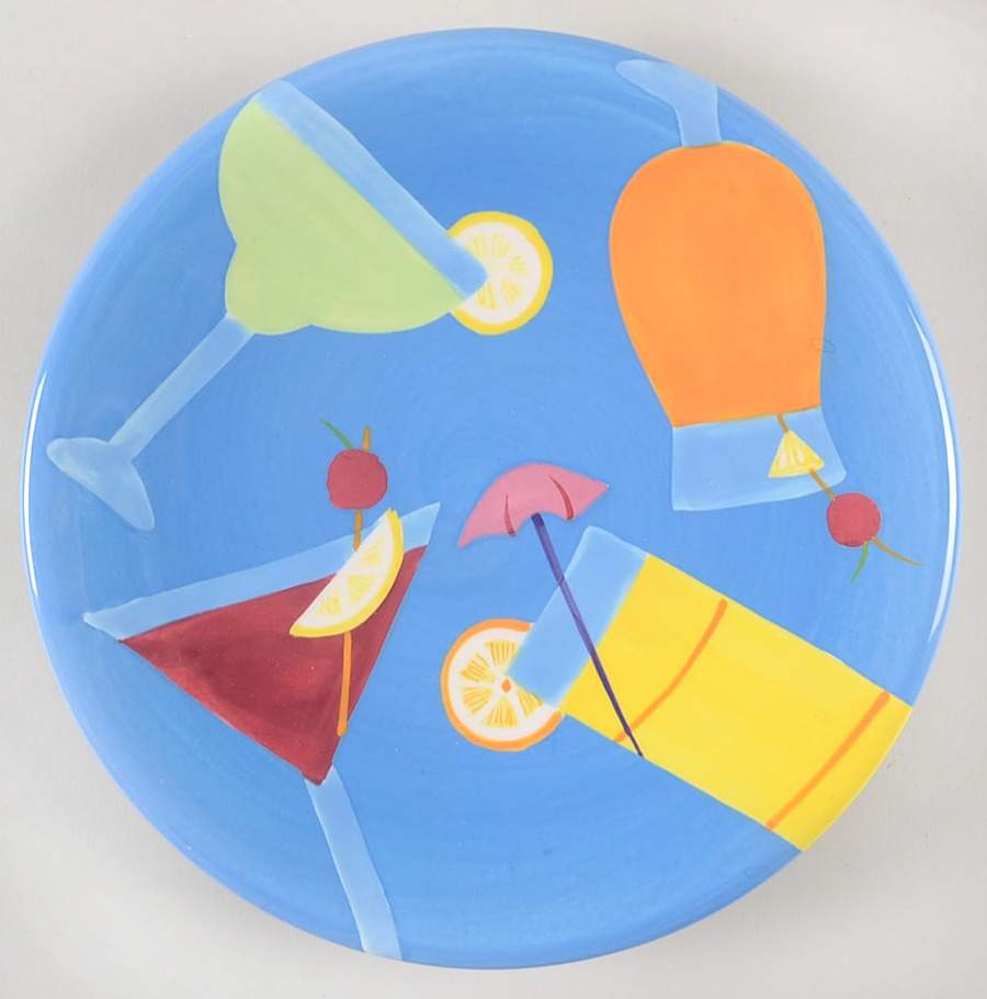 Paradise Blue Salad Plate by Sonoma Home-1