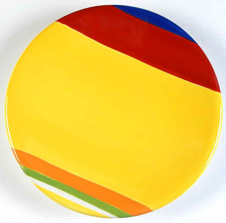 Colorfest III Yellow Salad Plate by Sonoma Home-1