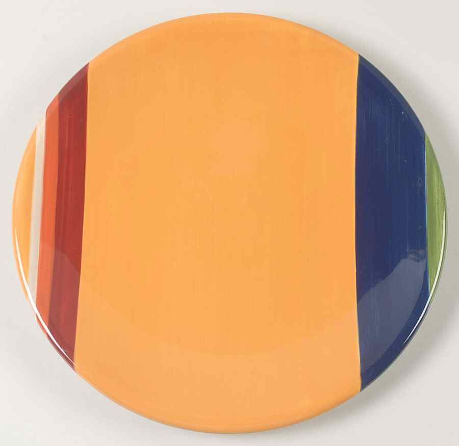 Colorfest III Orange Dinner Plate by Sonoma Home-1