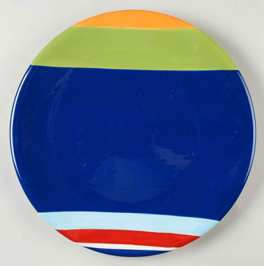 Colorfest III Blue Dinner Plate by Sonoma Home-1