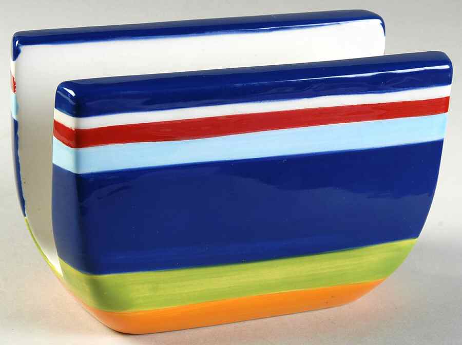 Colorfest III Blue Napkin Holder by Sonoma Home-1