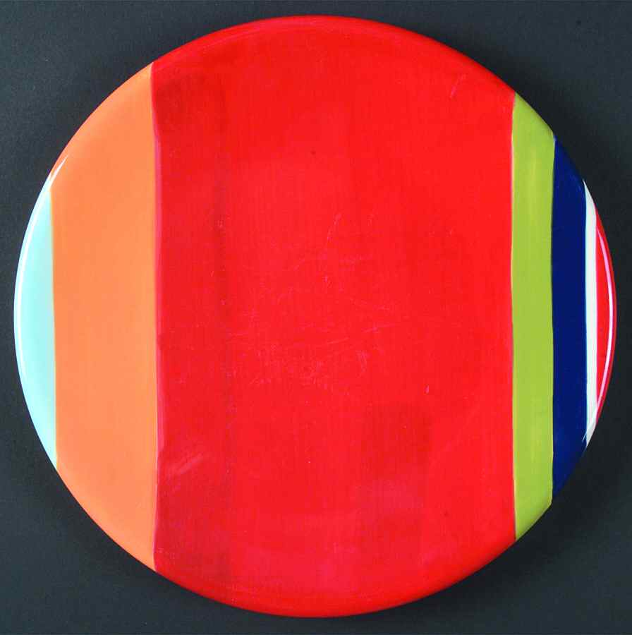 Colorfest III Red Dinner Plate by Sonoma Home-1