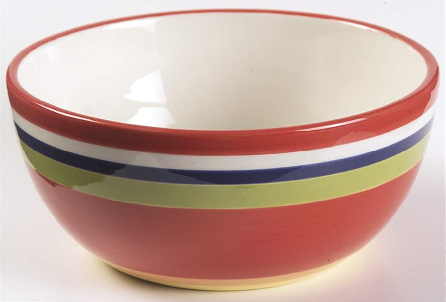 Colorfest III Red Coupe Cereal Bowl by Sonoma Home-1