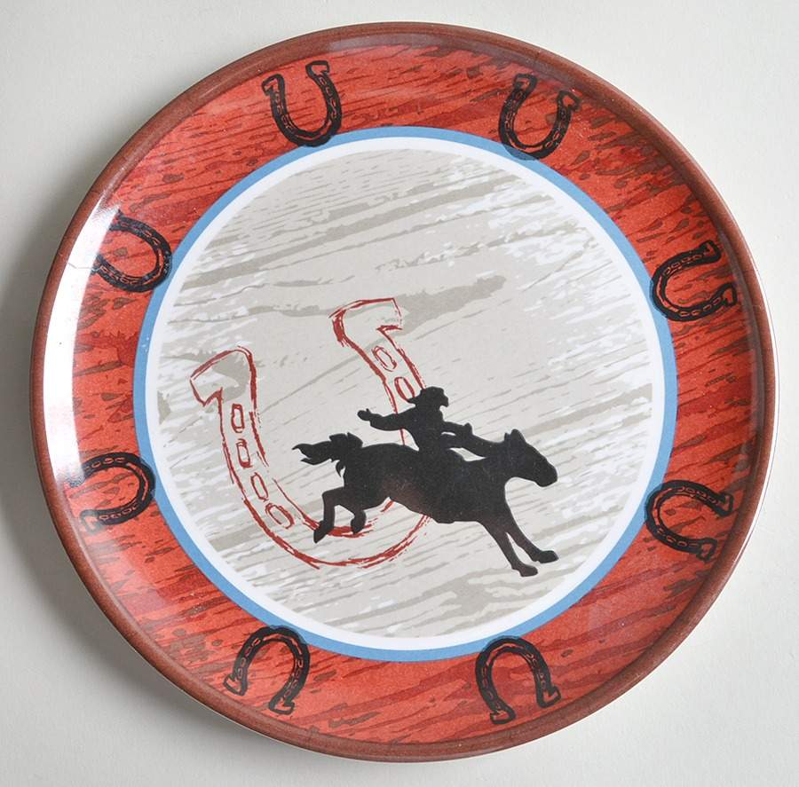 Happy Trails Melamine Salad Plate by Sonoma Home-1