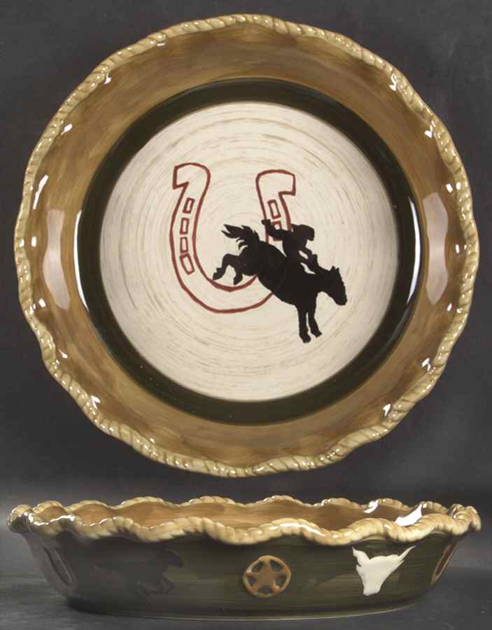 Happy Trails 10" Pie Baking Plate by Sonoma Home-1