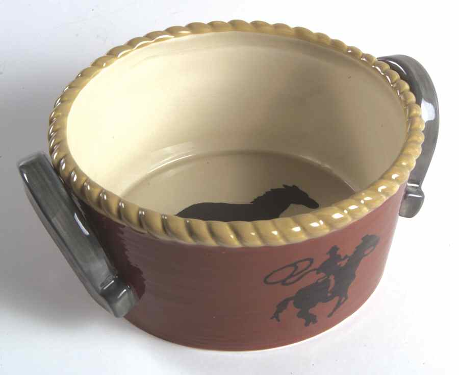 Happy Trails Individual Handled Soup Bowl by Sonoma Home-1