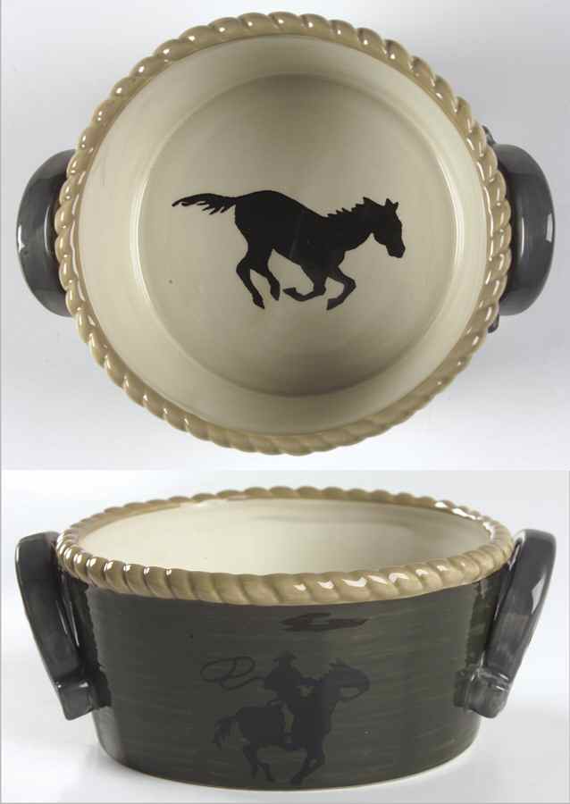 Happy Trails Individual Handled Soup Bowl by Sonoma Home-1
