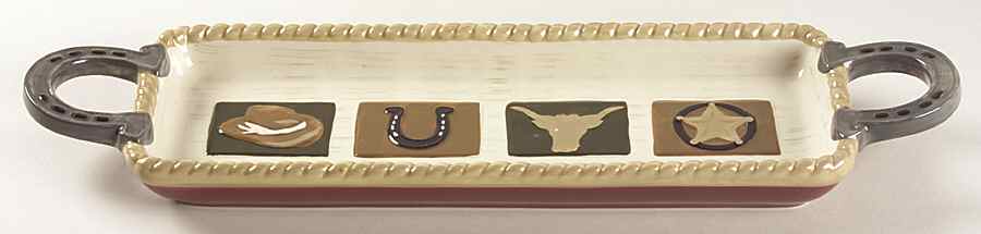 Happy Trails Rectangular Tray by Sonoma Home-1