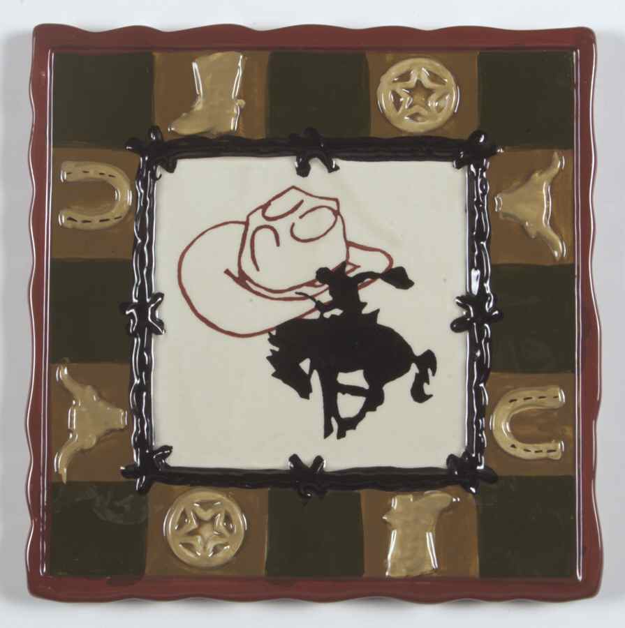 Happy Trails Embossed Square Trivet by Sonoma Home-1