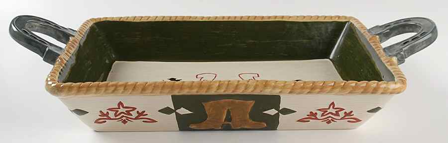 Happy Trails 13'' Rectangular Baker by Sonoma Home-1