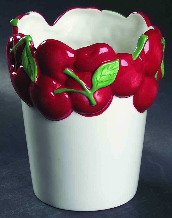 Cherries Jubilee Utensil Holder by Sonoma Home-1