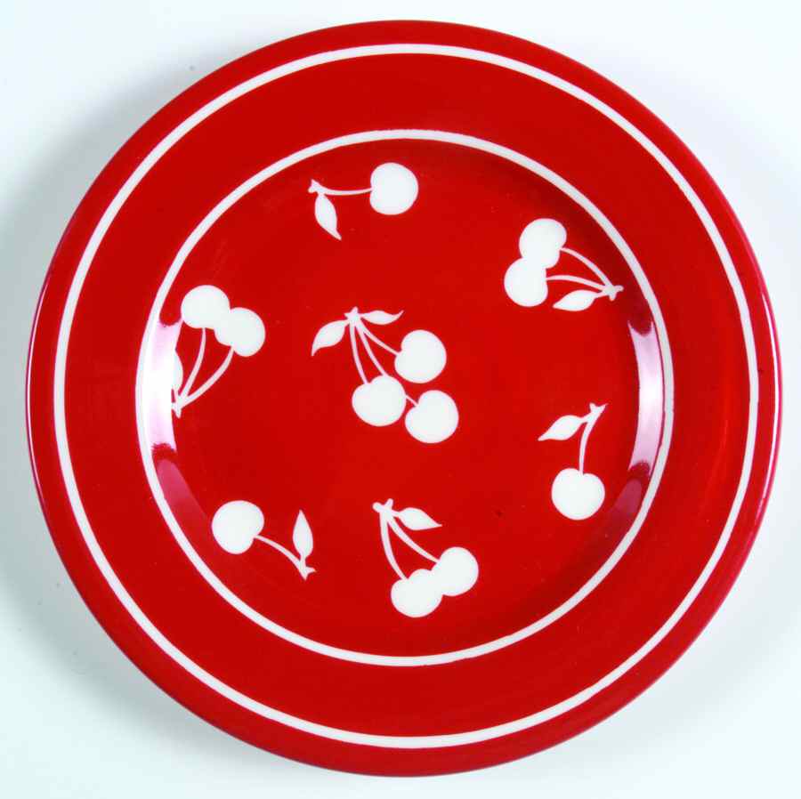 Cherries Jubilee Salad Plate by Sonoma Home-1