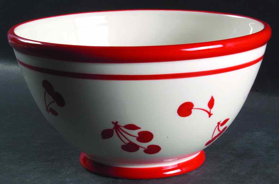 Cherries Jubilee 9" Mixing Bowl by Sonoma Home-1