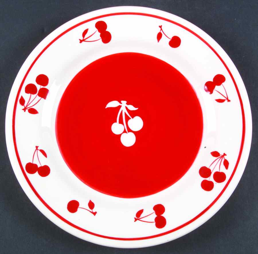 Cherries Jubilee Dinner Plate by Sonoma Home-1