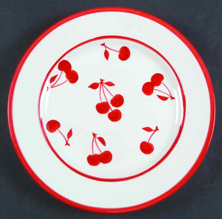 Cherries Jubilee Salad Plate by Sonoma Home-1