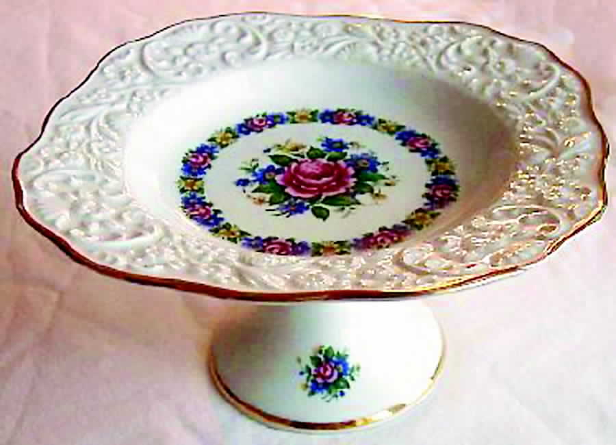 SCH425 Footed Cake Plate by Schumann - Bavaria-1