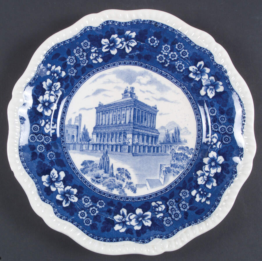 Seven Wonders of the World Dinner Plate by Spode-1
