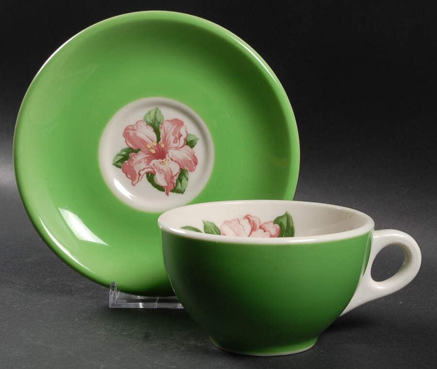 SY170 (No Trim) Flat Cup & Saucer Set by Syracuse-1