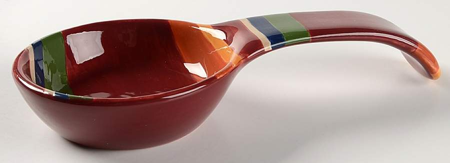 Colorfest II Spoon Rest/Holder (Holds 1 Spoon) by Sonoma Home-1