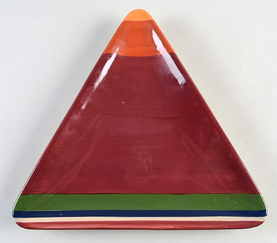 Colorfest II Triangular Salad Plate by Sonoma Home-1