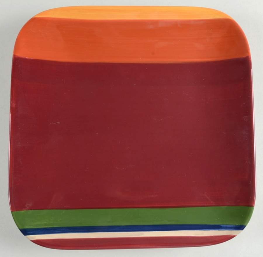 Colorfest II Square Salad Plate by Sonoma Home-1