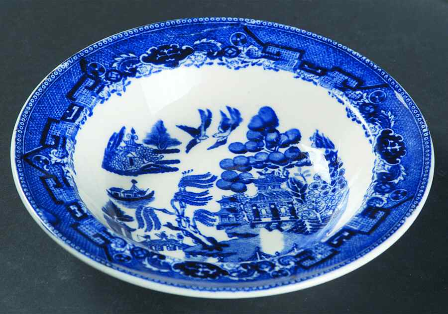 Blue Willow (Smooth, No Trim) Rim Cereal Bowl by Spode-1
