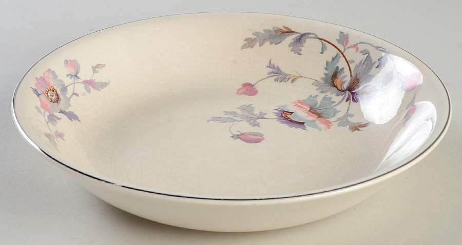 Platinum Gold 8" Round Vegetable Bowl by Salem-1
