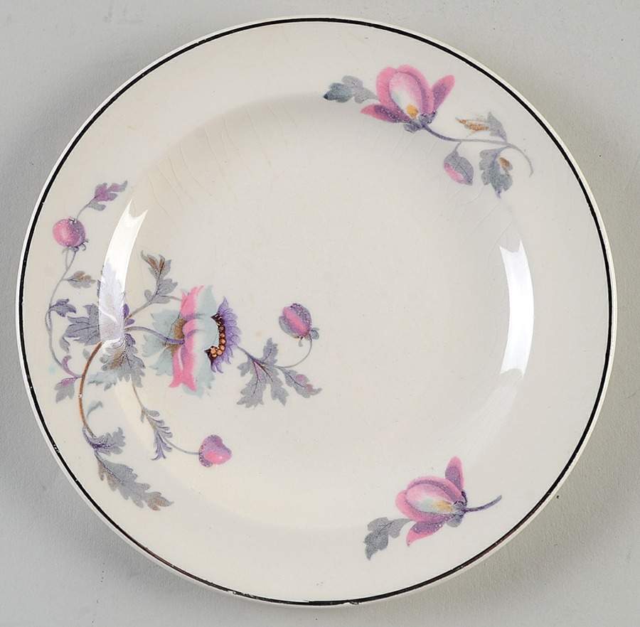 Platinum Gold Bread & Butter Plate by Salem-1