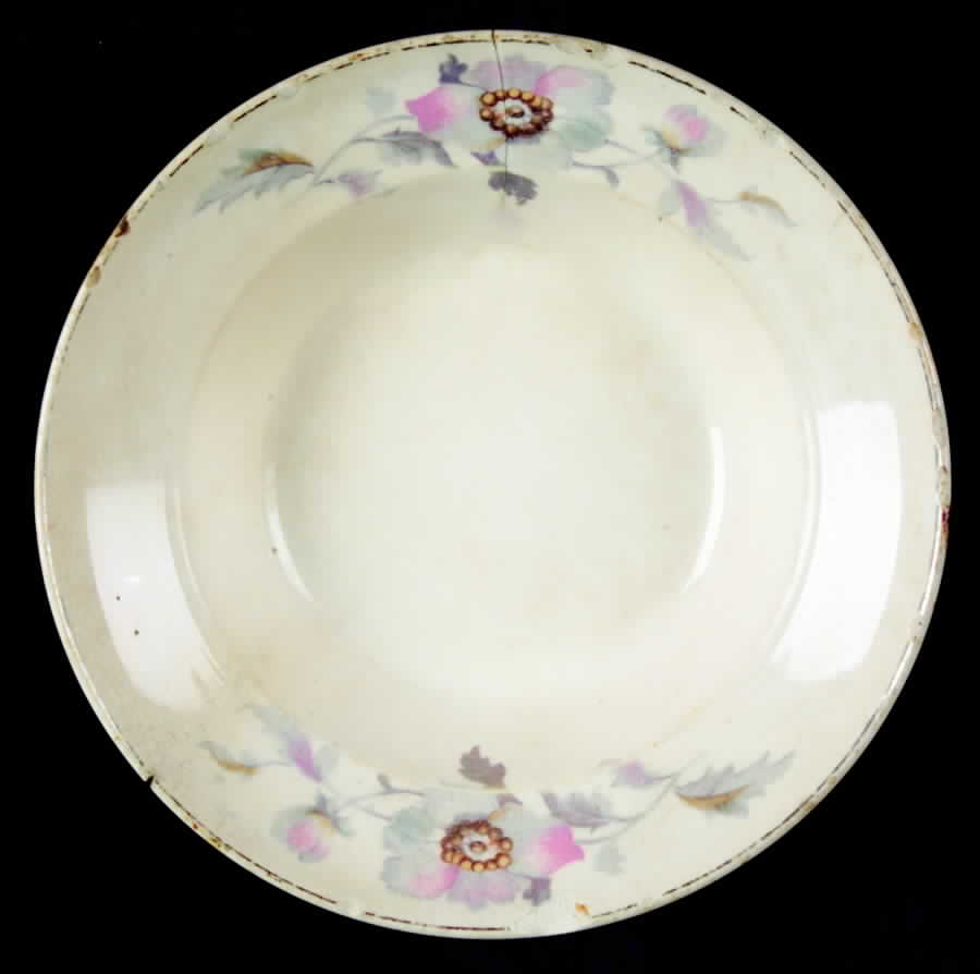Platinum Gold Rim Cereal Bowl by Salem-1