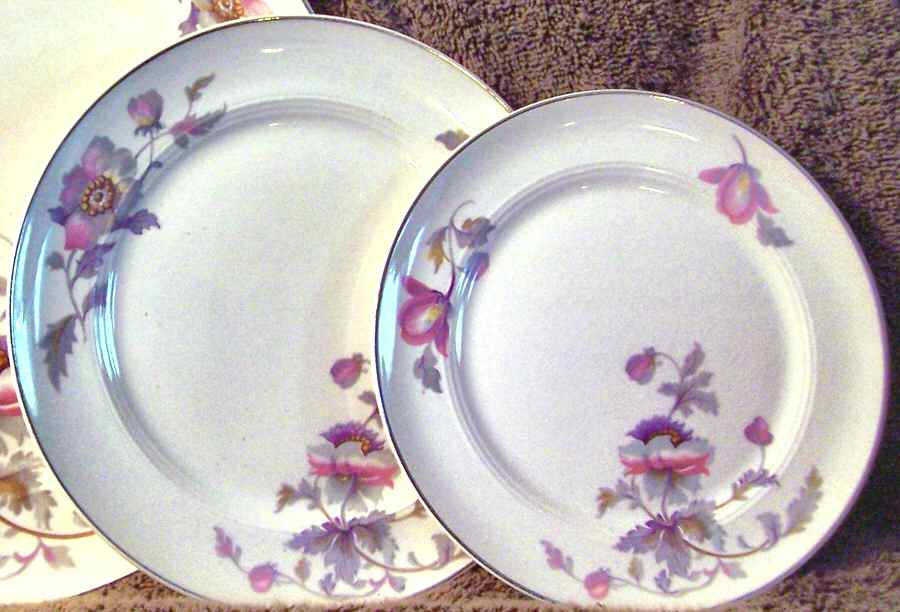 Platinum Gold Salad Plate by Salem-1