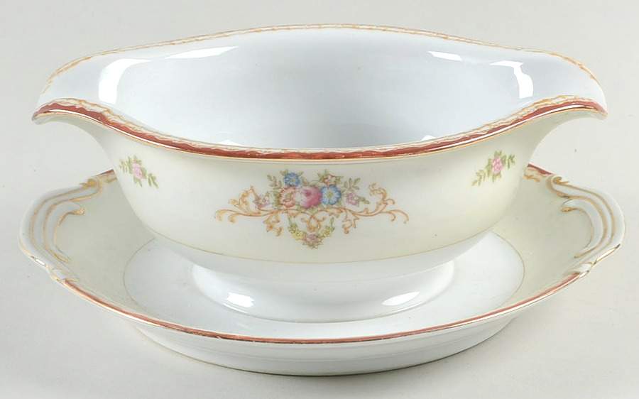 SON80 Gravy Boat with Attached Underplate by Sone-1