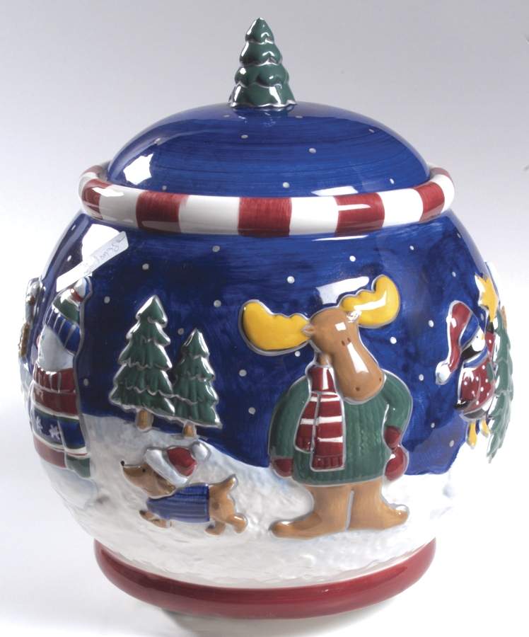 SNQ1 Cookie Jar & Lid by St Nicholas Square-1