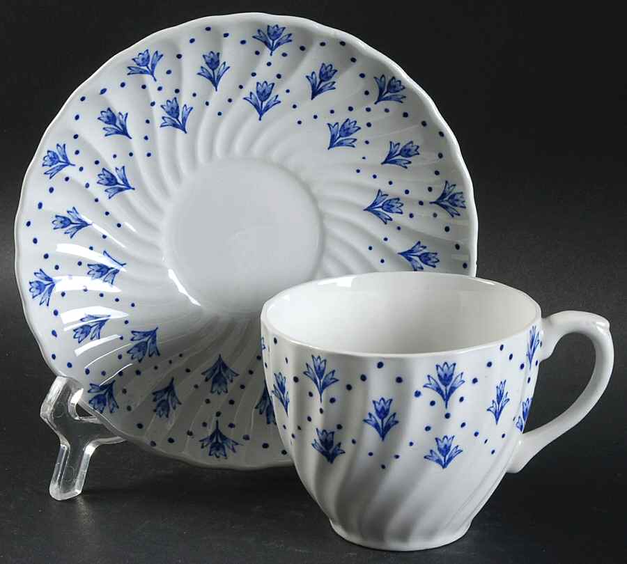 Bijou Flat Cup & Saucer Set by Swinnertons-1