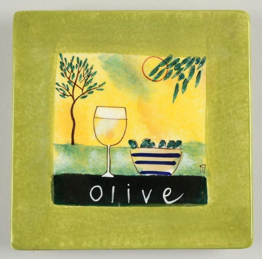 Tapas Green Canape Plate by Sakura-1