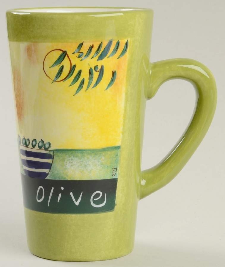 Tapas Green Latte Mug by Sakura-1