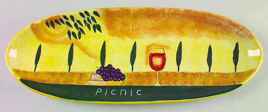 Tapas Yellow Bread Tray by Sakura-1
