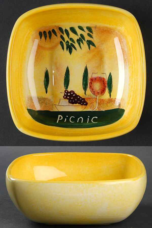 Tapas Yellow Coupe Soup Bowl by Sakura-1