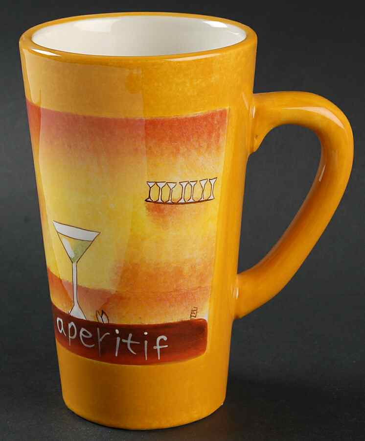 Tapas Orange Latte Mug by Sakura-1